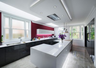 kitchen with elite vertical sliders in white upvc_DSC0221